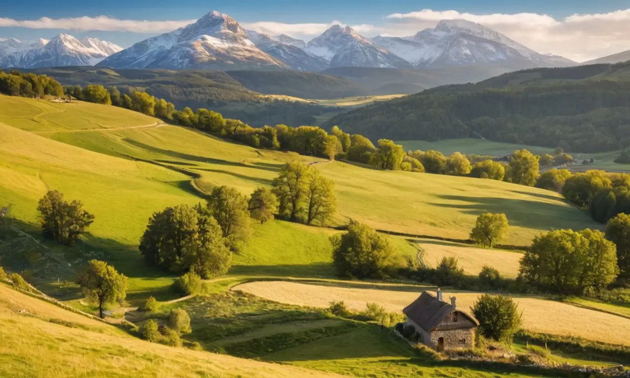 Paisaje europeo diverso y armonioso invita a explorar