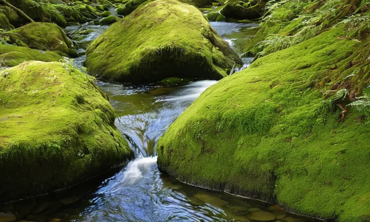 Remolino azul vibrante y naturaleza resplandeciente