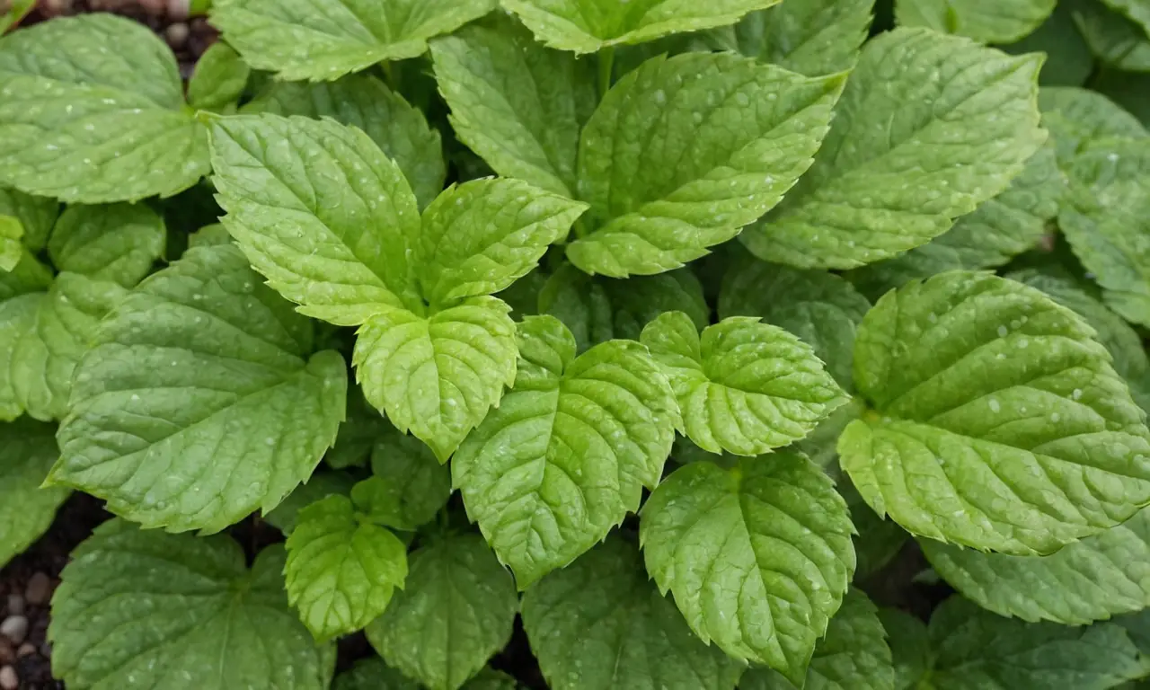 Planta vibrante y saludable en un entorno natural