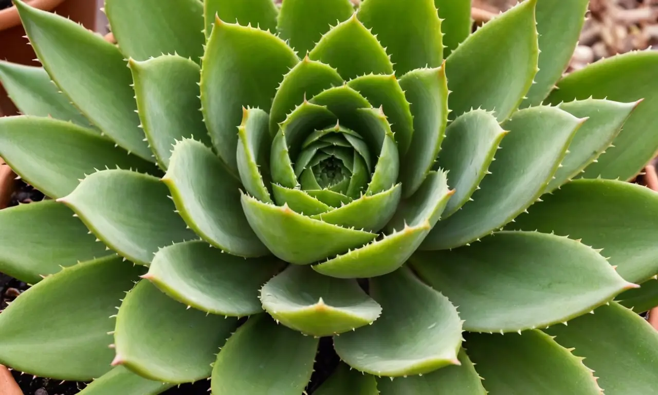 Aloe juvenna destaca en un entorno sereno