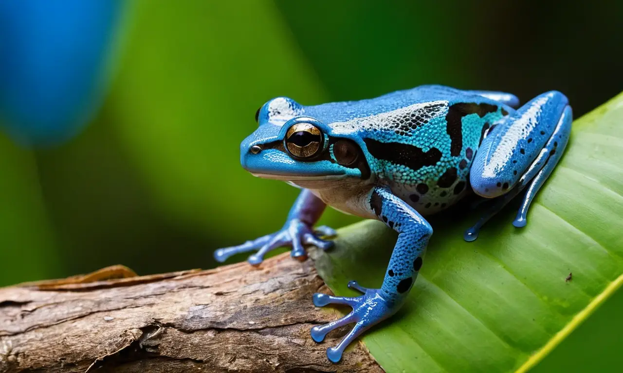 Riqueza tropical con ranas vibrantes y tranquilas