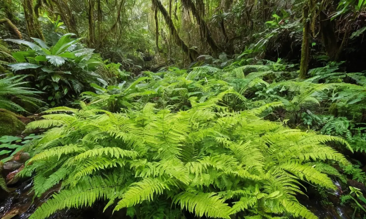 Selva vibrante y rica en biodiversidad