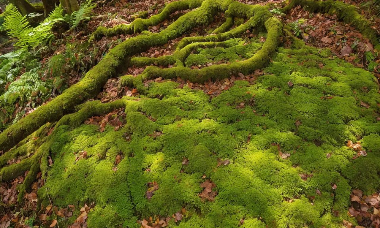 Bosque vibrante y diverso lleno de vida