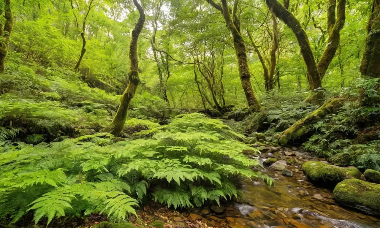 Selva exuberante llena de vida y misterio