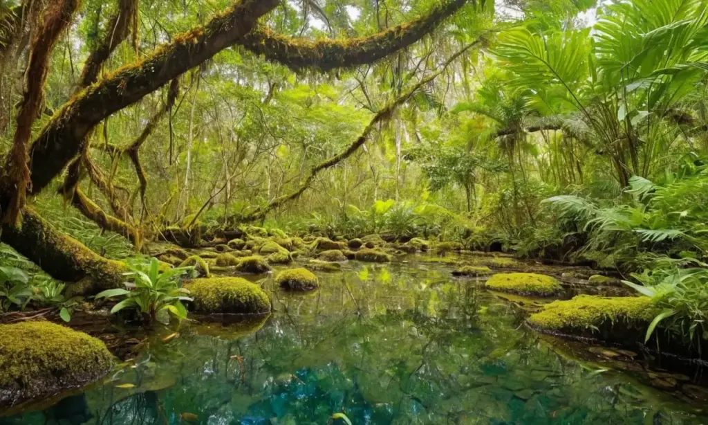 Selva vibrante llena de vida y diversidad