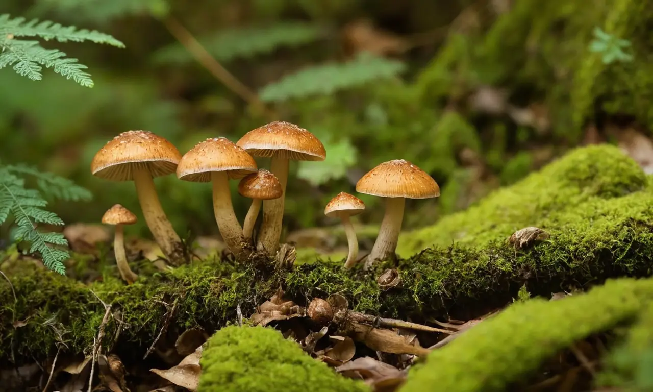 Bosque húmedo lleno de vida y sombras