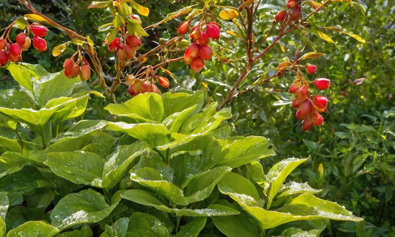 Jardín vibrante lleno de vida y color