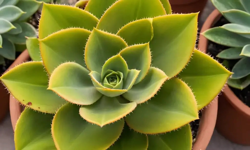 Planta Stapelia variegata en terracota