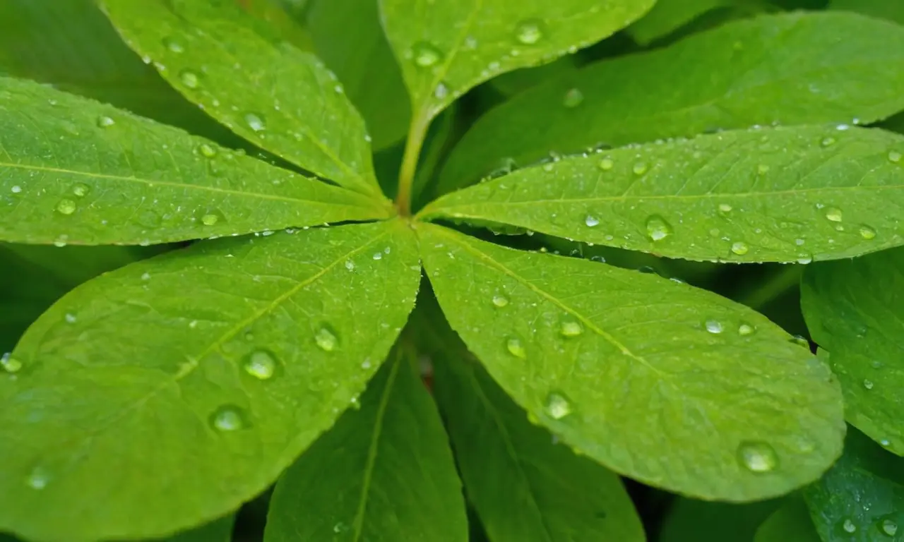 Vida vegetal vibrante en un ecosistema armonioso