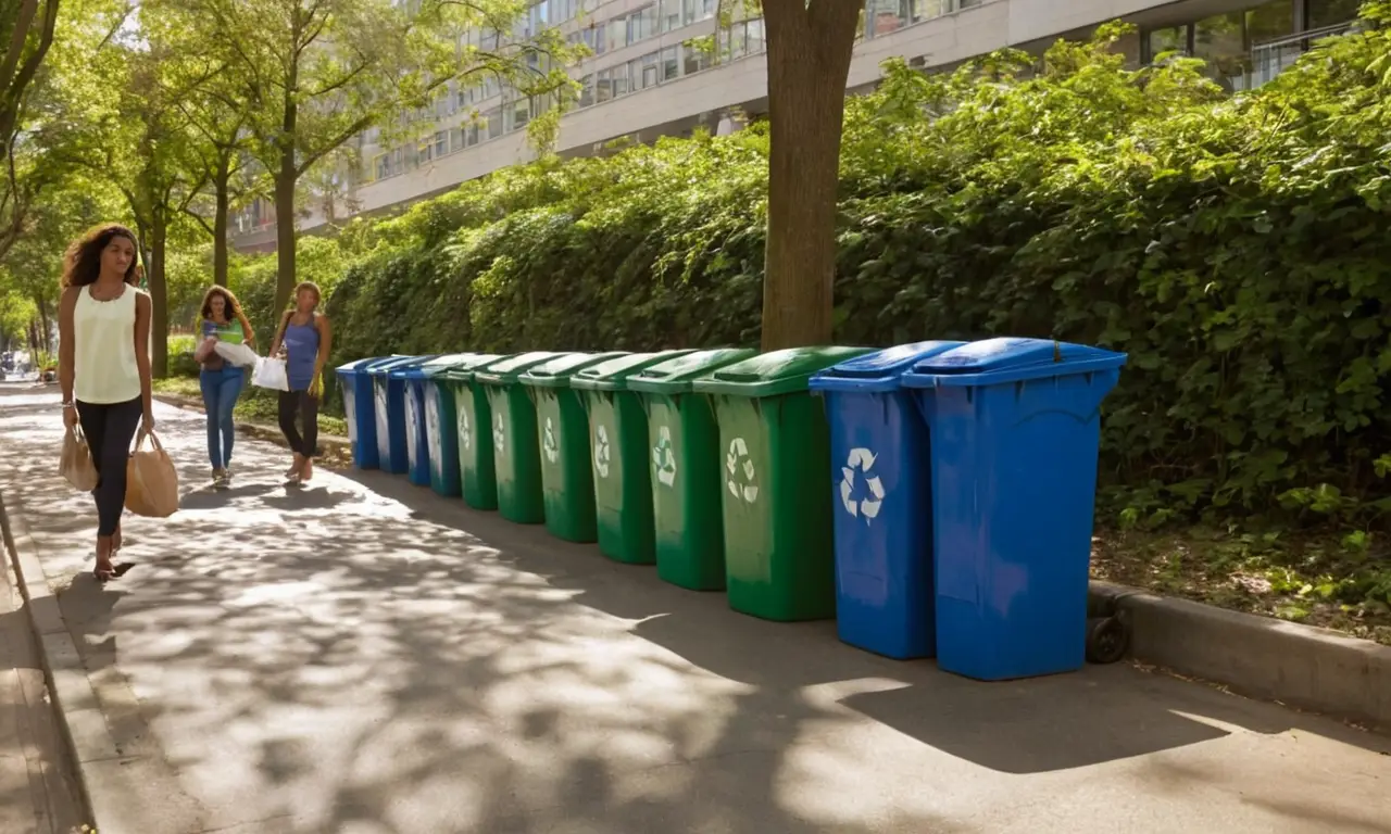 Comunidad comprometida con el reciclaje sostenible