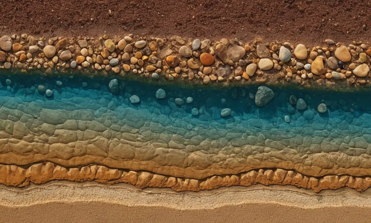 Impresionante vista 3D de acuíferos y suelos