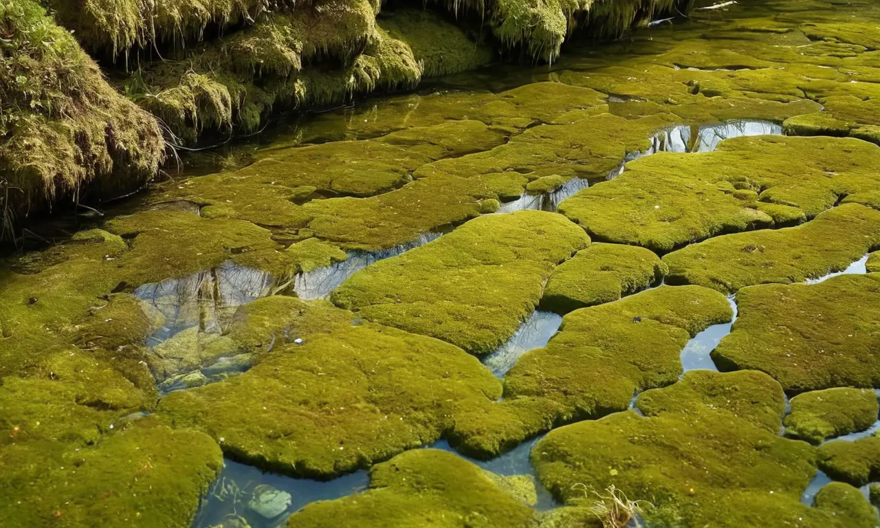 Agujero subterráneo de agua cristalina y serena