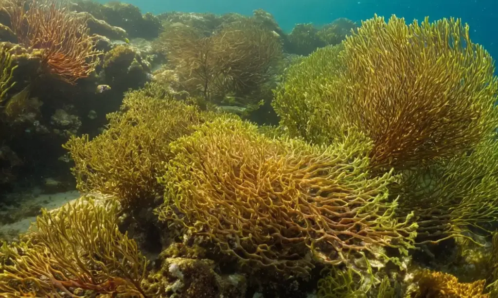 Alga marina vibrante en un ecosistema armonioso