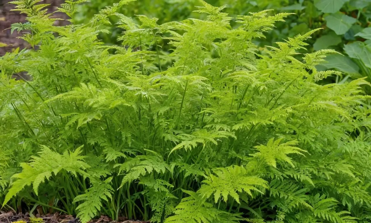 Plantas de citronela vibrantes y soleadas