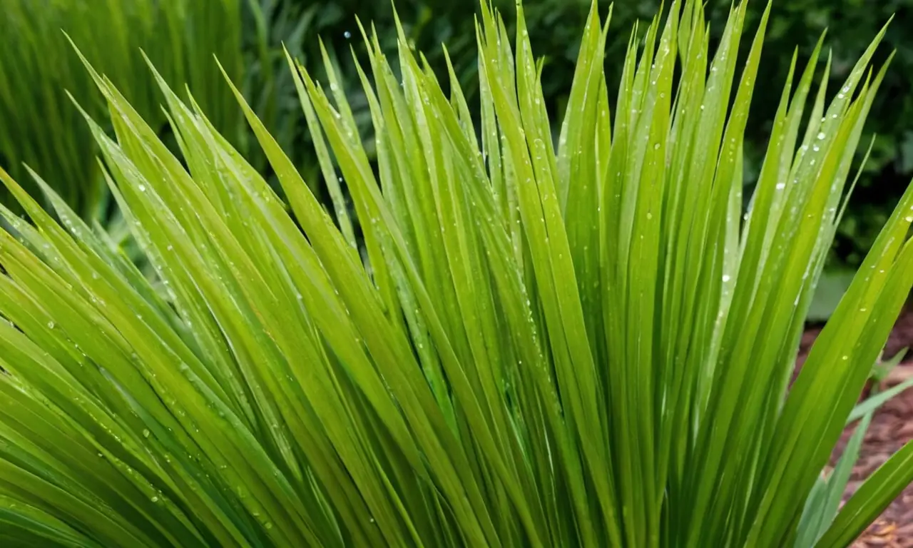Césped verde brillante con luz y sombras