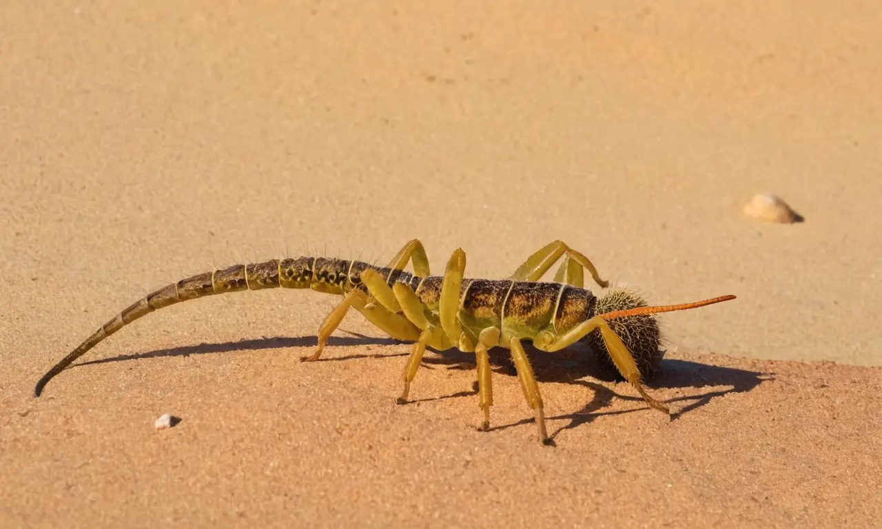 Ecosistema vibrante en un desierto soleado