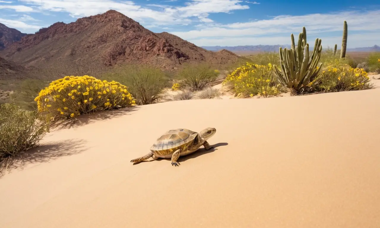 Desierto vibrante lleno de vida y adaptación