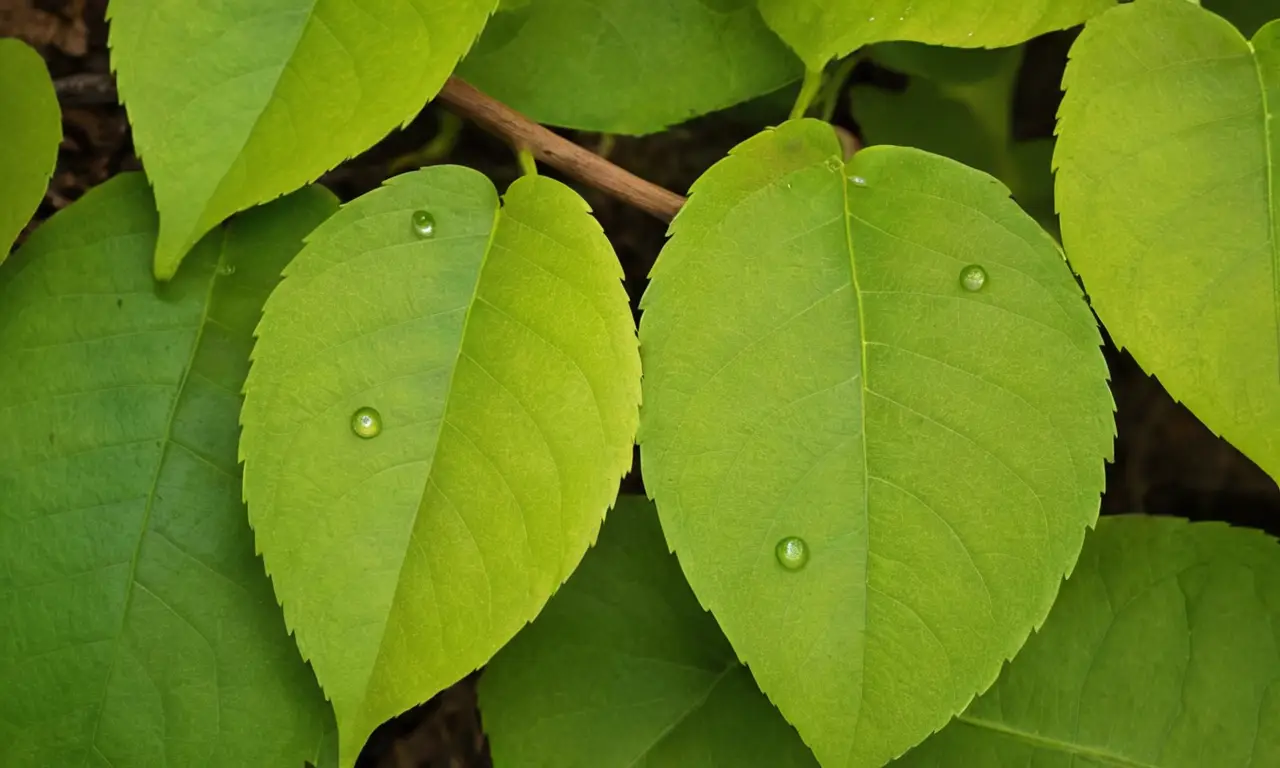 Vegetación vibrante y armónica bajo luz solar