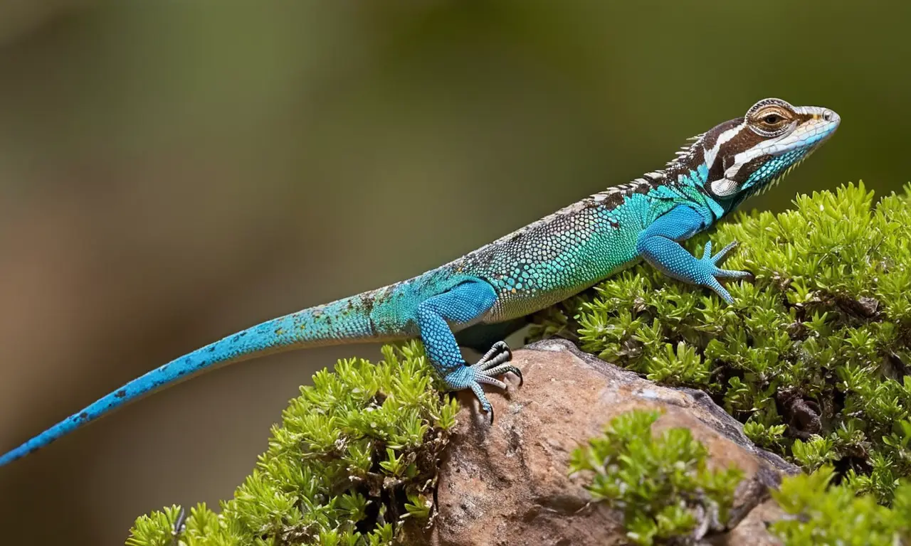 Biodiversidad en un hábitat rocoso soleado