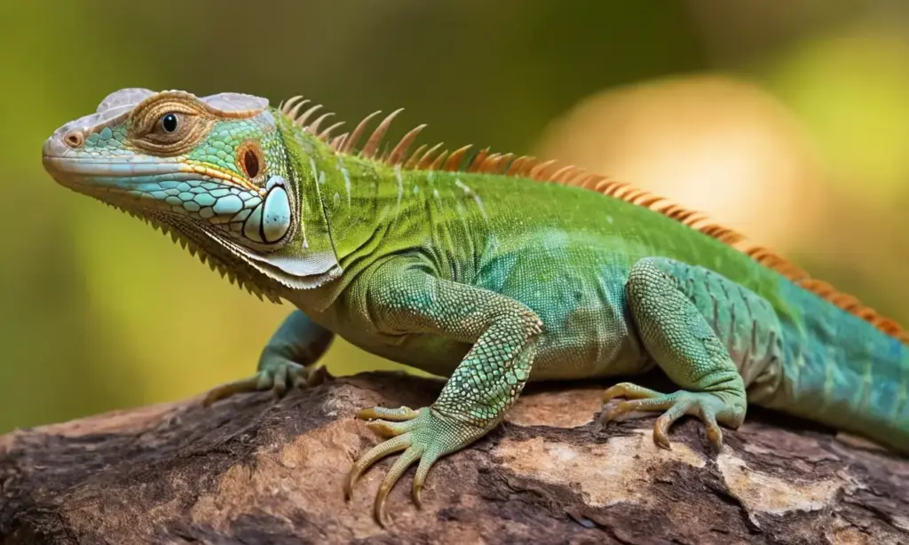 Iguanas y lagartos en un ecosistema vibrante