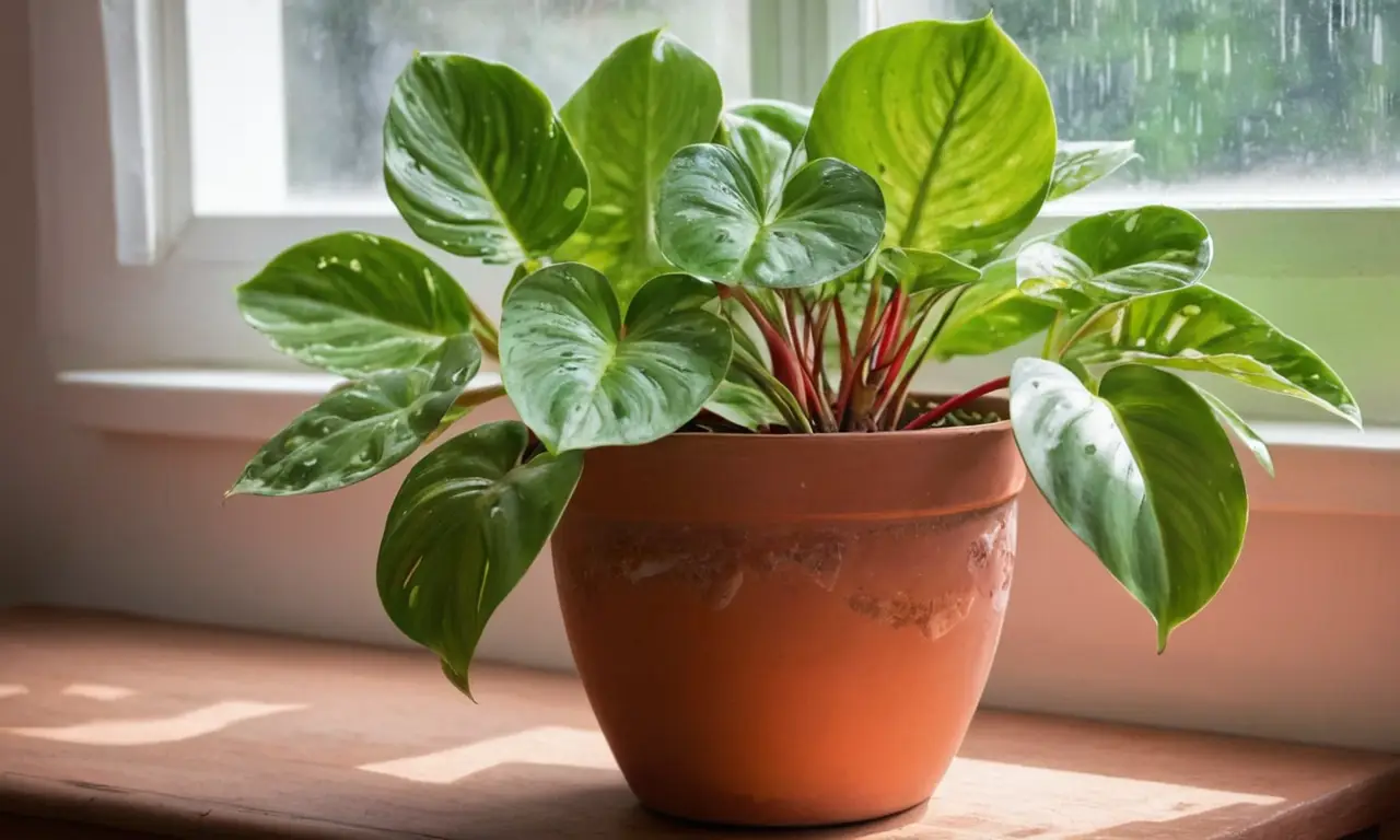 Hojas vibrantes crean un ambiente acogedor