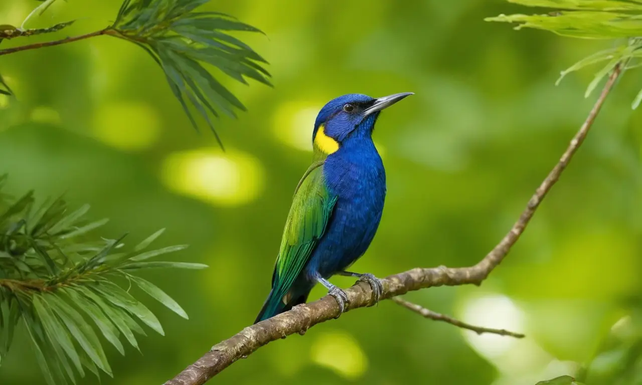 Aves vibrantes en un ecosistema dinámico
