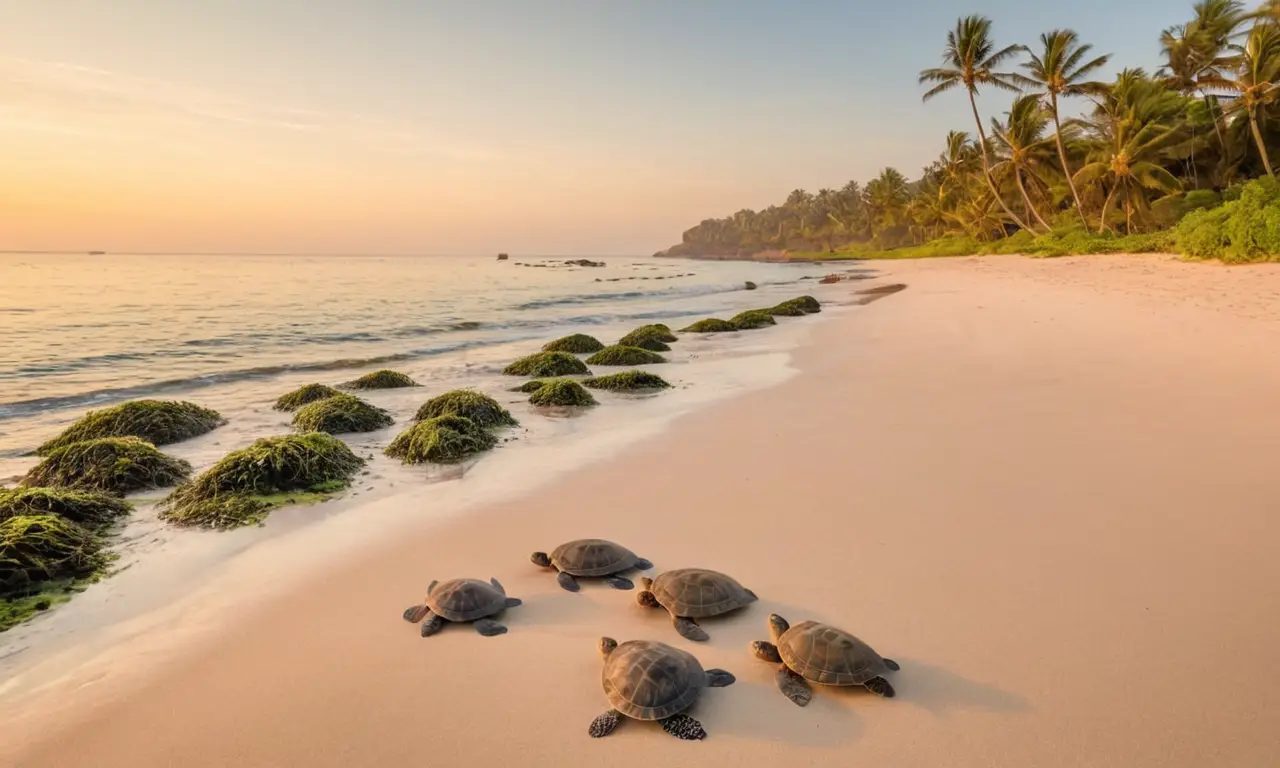 Tortugas marinas y conservación en la playa