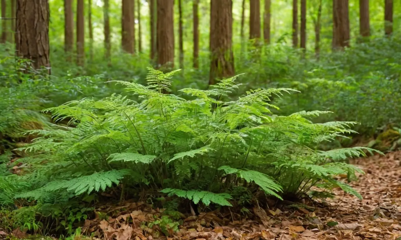 Plantas vibrantes en un entorno natural