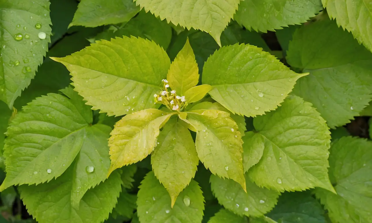 Follaje verde vibrante en un bosque vivo