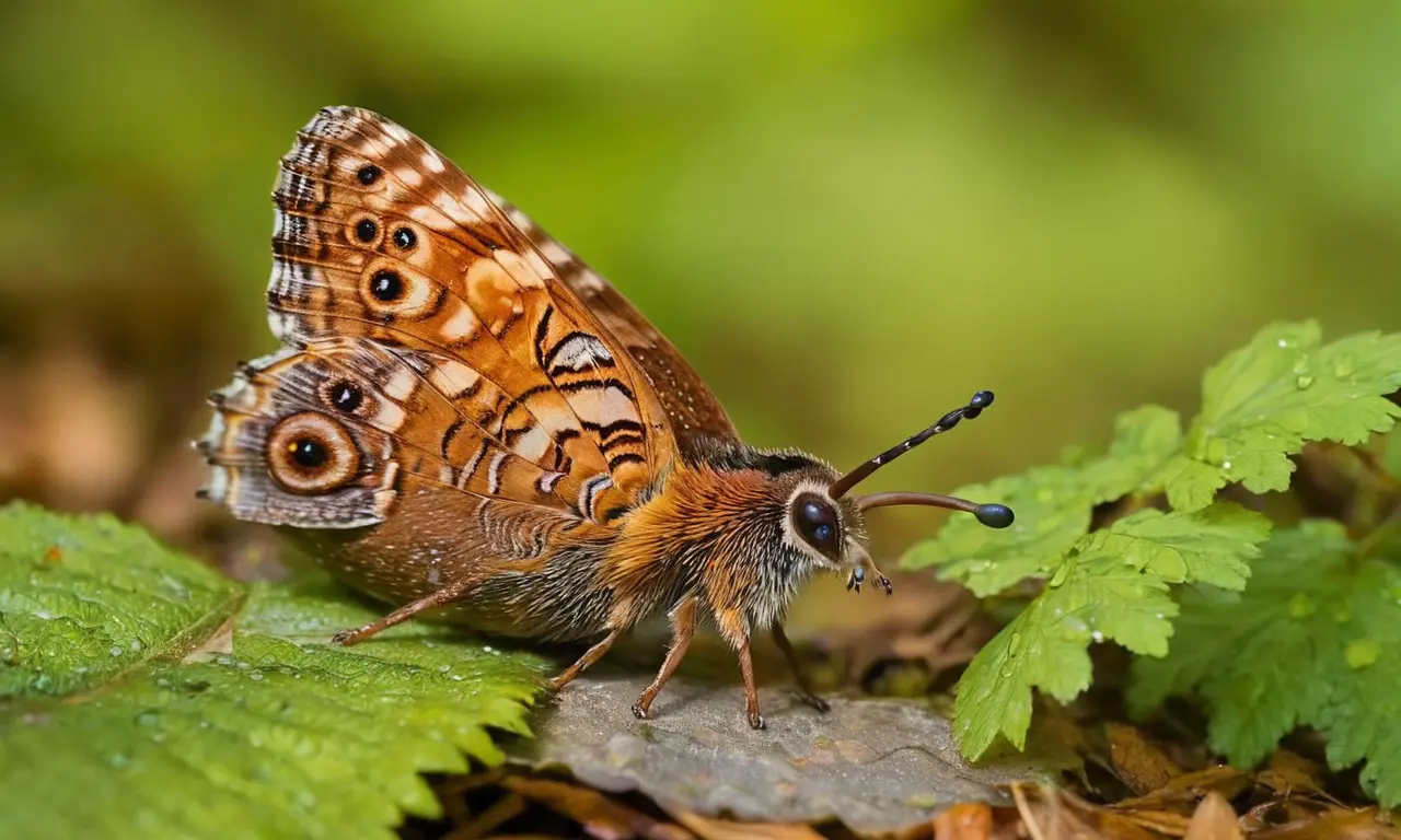 Escena de bosque vibrante y vida silvestre