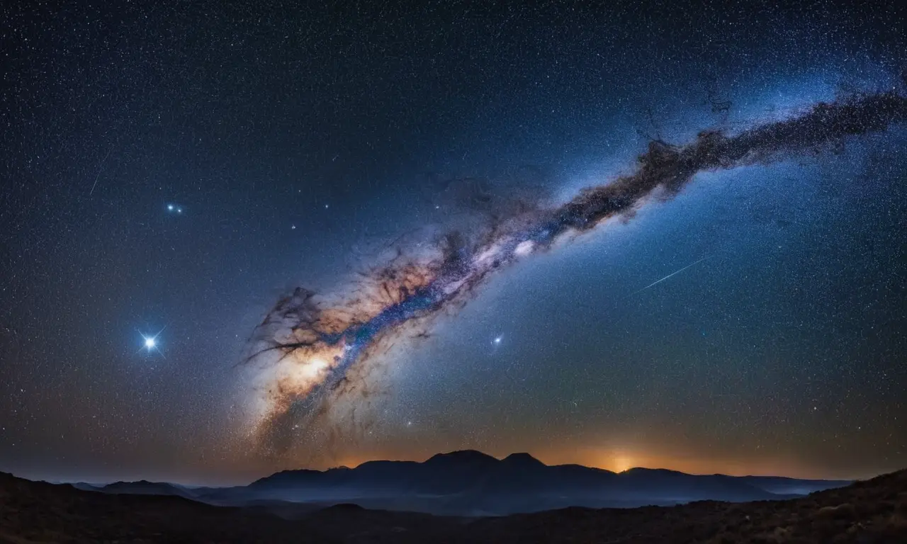 Una vasta y brillante galaxia estelar