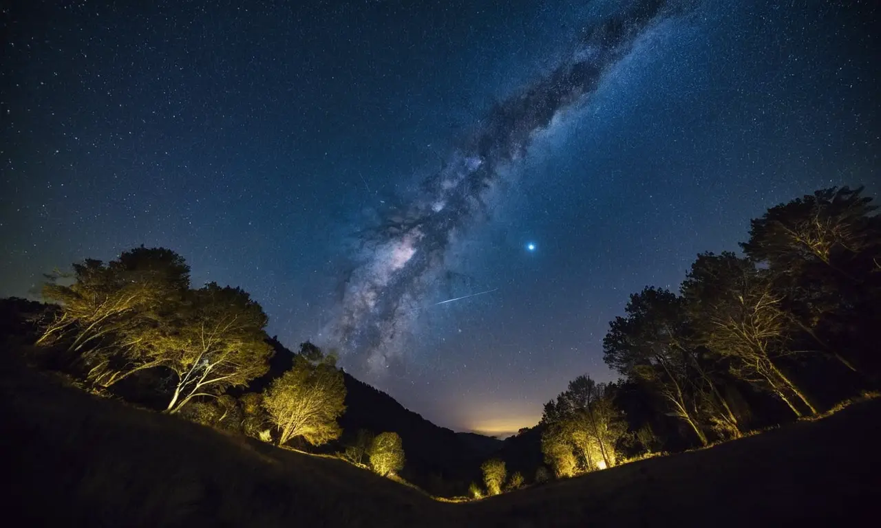 Cielo estrellado con profundidad y belleza cósmica