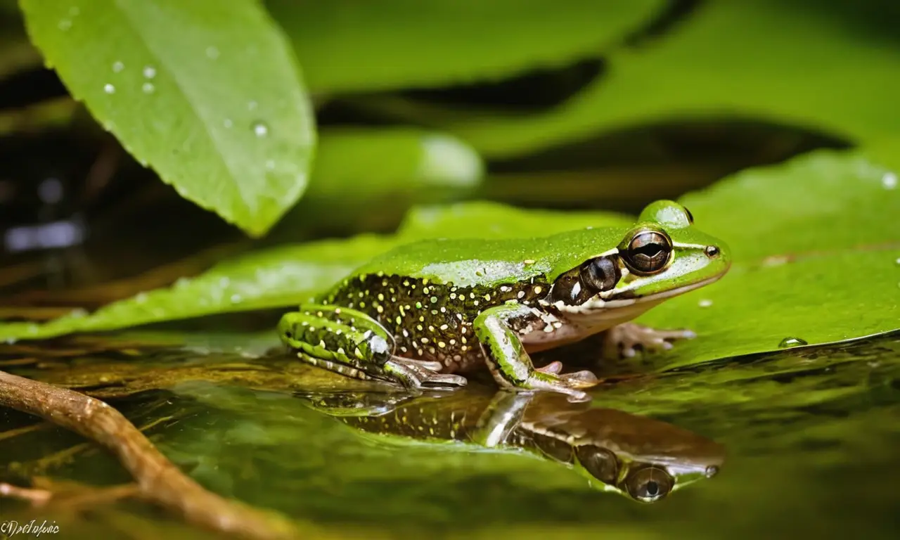 Amphibios brillantes viven en ecosistemas vibrantes