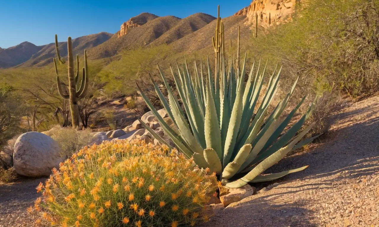 Desierto vibrante lleno de vida y belleza