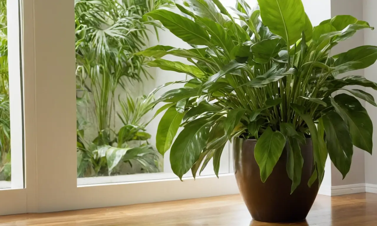 Planta Zamioculca resplandece en entorno acogedor