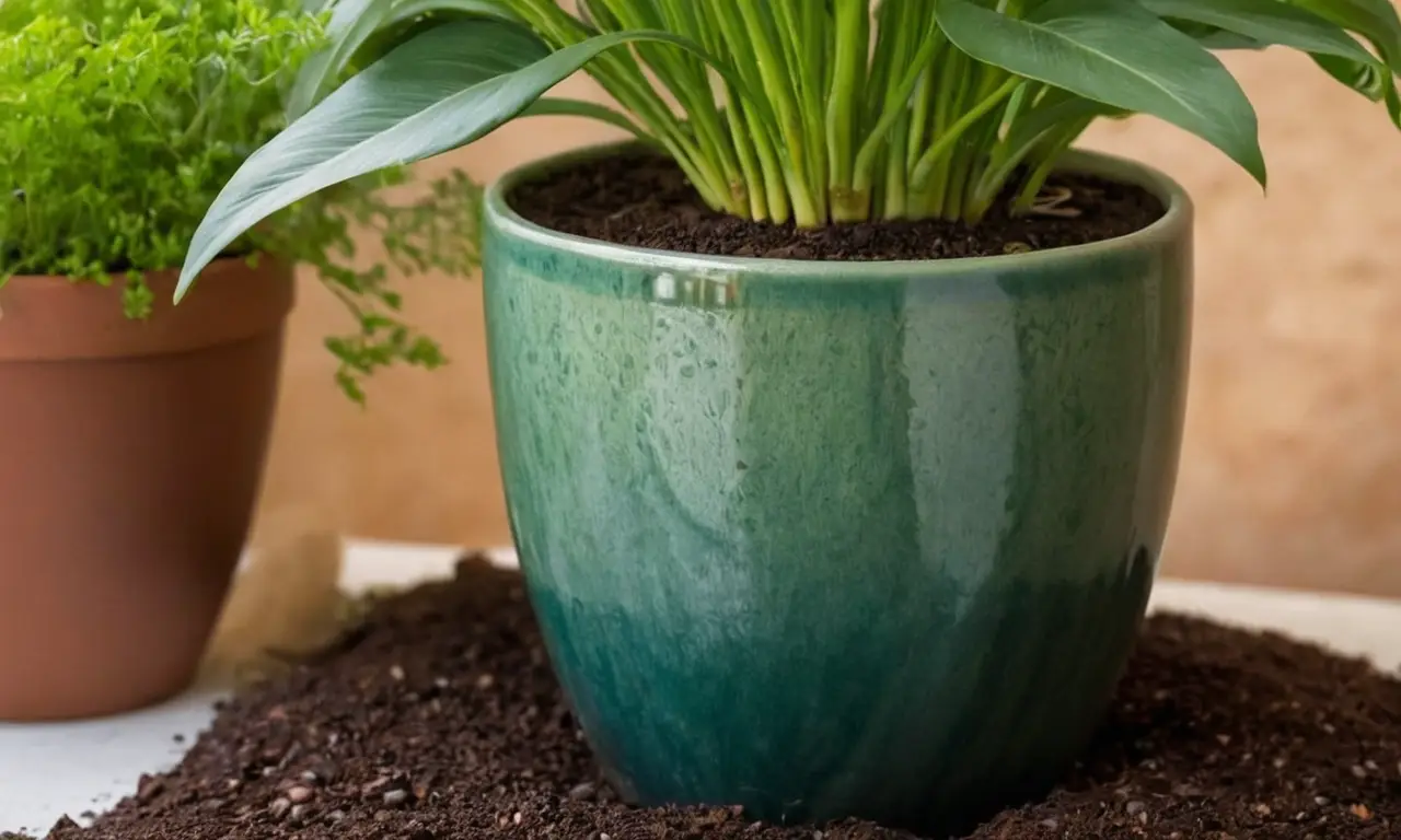 Planta Zamioculca en un entorno sereno