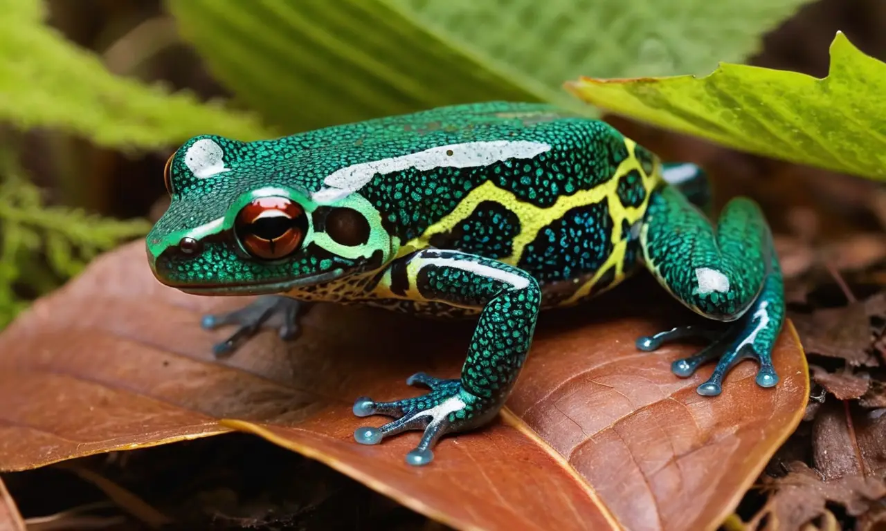 Selva vibrante llena de vida y colores